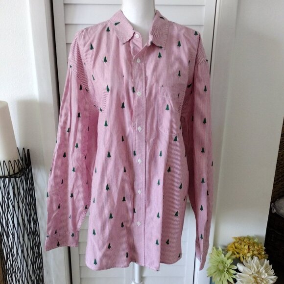 NWT‎ The Children's Place Unisex long sleeve striped Christmas Tree Shirt XXXL - Picture 1 of 10